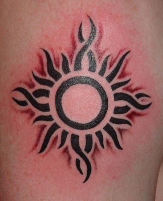 Tribal Sun Tattoos Image